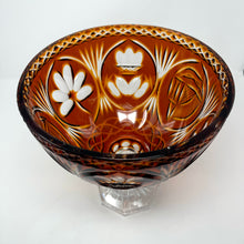 Load image into Gallery viewer, Amber History of Ireland Footed Centre Piece - 50th Anniversary