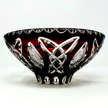 Load image into Gallery viewer, NEW! Dark Russet Red Old Celtic Centrepiece Bowl