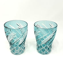 Load image into Gallery viewer, Wheat Lightest Teal Bell-shaped Tumbler Slightly Imperfect - Pair