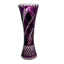 Load image into Gallery viewer, Amethyst Wheat Vase - One of a Kind